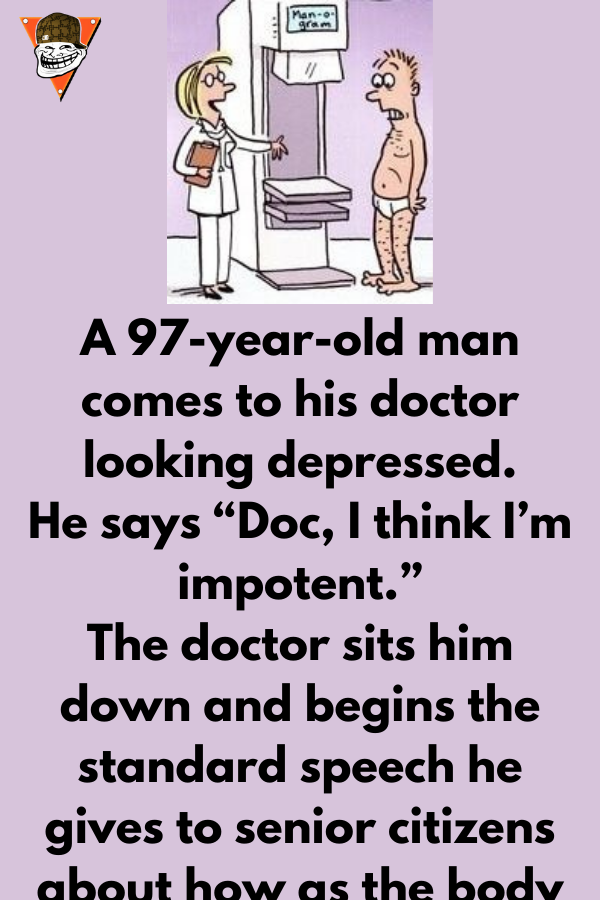 A 97-Year-Old Man Comes To His Doctor - Jokes Diary