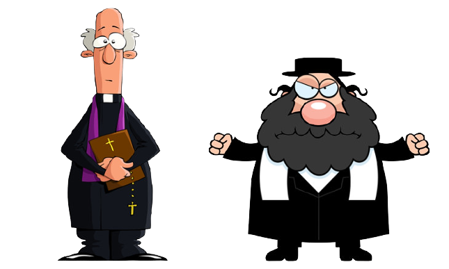 A priest and a rabbi - Jokes Diary
