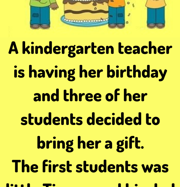 A Kindergarten Teacher Is Having Her Birthday - Jokes Diary