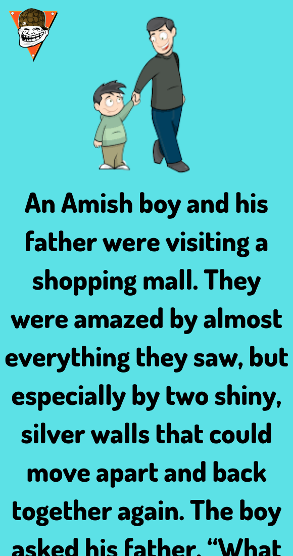 A Amish boy and his father - Jokes Diary