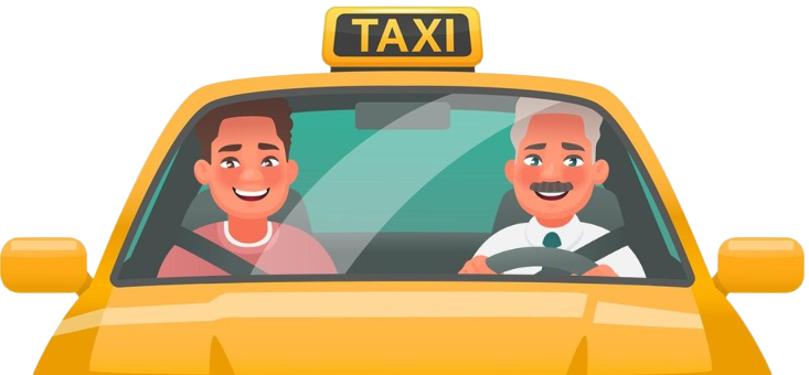 A cab passenger taps the driver - Jokes Diary