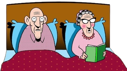 A older couple wakes up - Jokes Diary